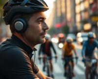 Sicher Radfahren mit Musik
